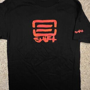 Vintage SHIFT MX T-Shirt Adult Red Logo Black Shirt Motocross Deadstock Large L